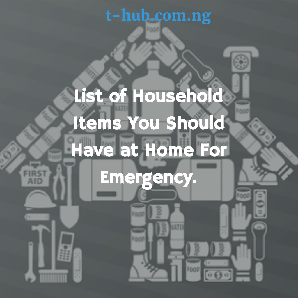 Item for Home Emergency