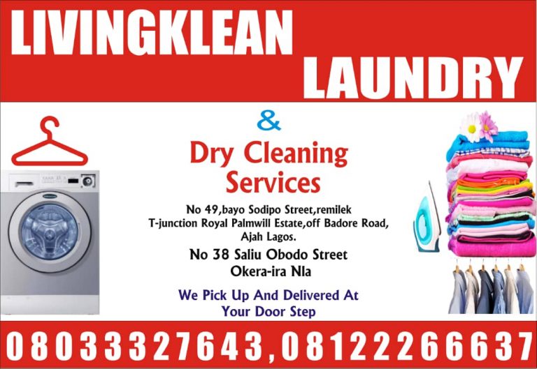 LIVINGKLEAN ENT – LAUNDRY & DRY CLEANING – AJAH